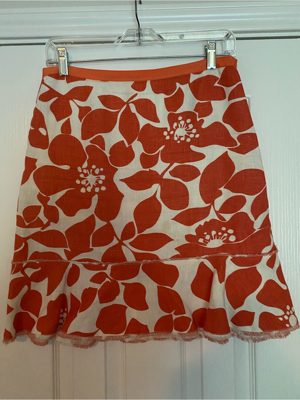 J.Crew Linen A-Line Skirt